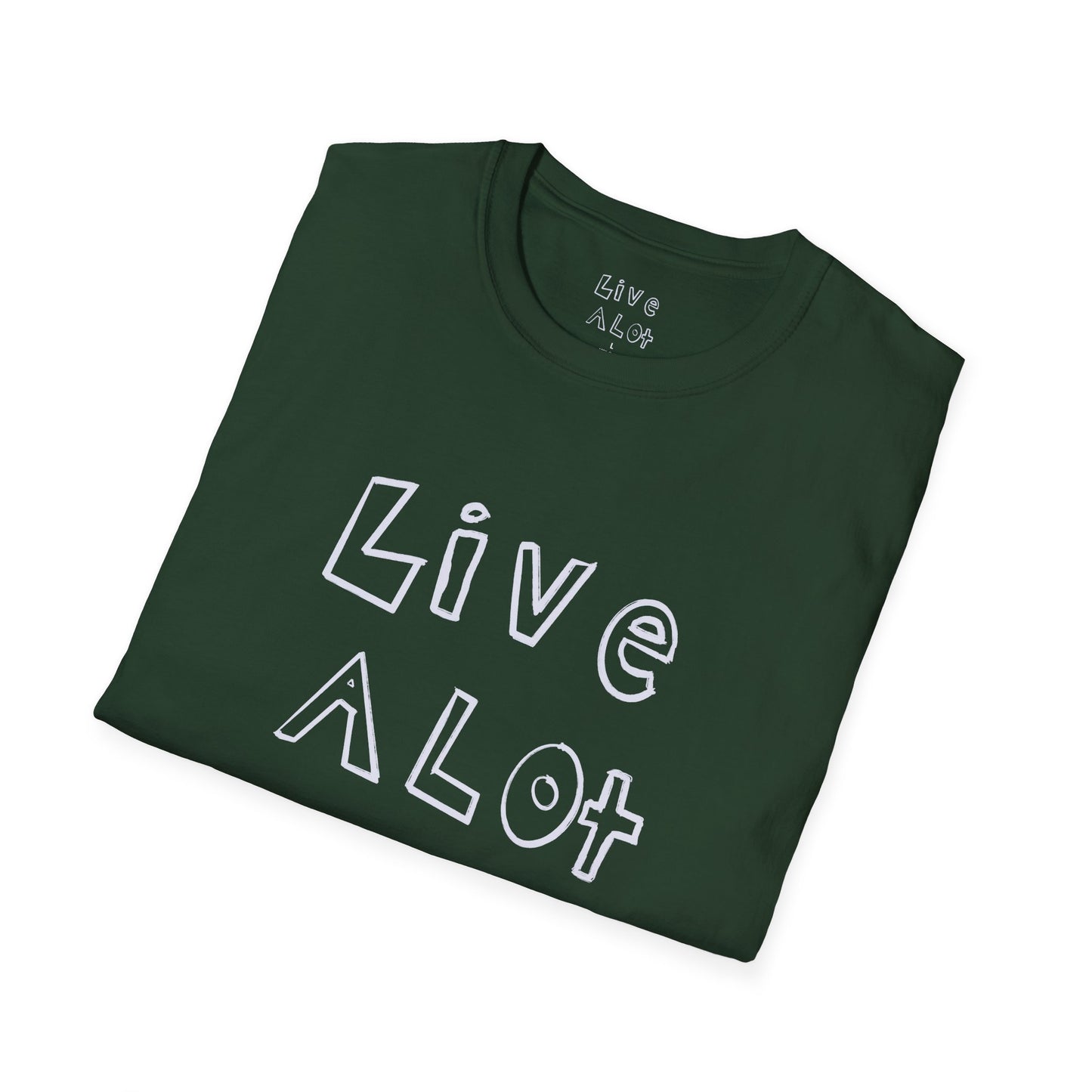 Live A Lot - Soft-Style Tee (Multiple Color Options)