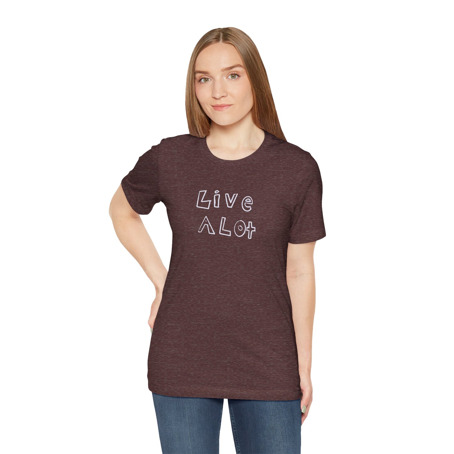 Live A Lot - Classic Jersey Tee (Multiple Color Options)