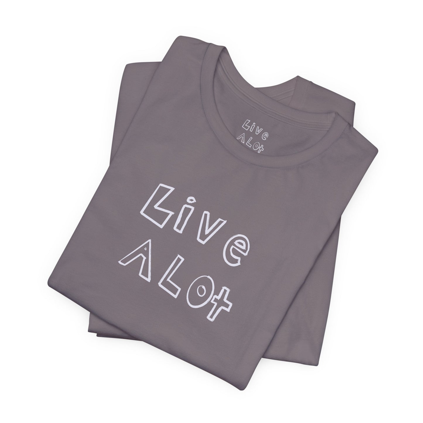 Live A Lot - Classic Jersey Tee (Multiple Color Options)