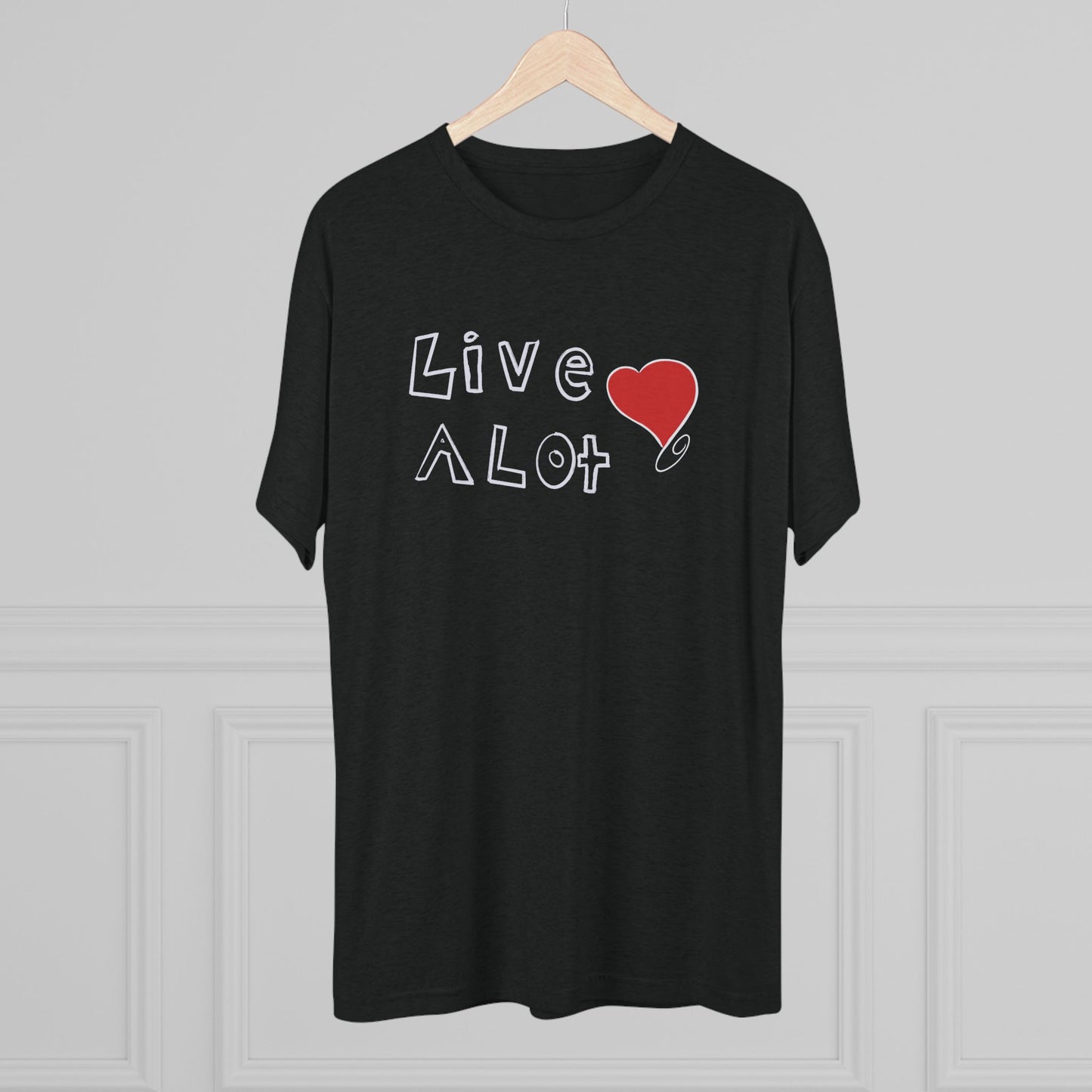 Live A Lot – Heart Edition Tee (Multiple Color Options)