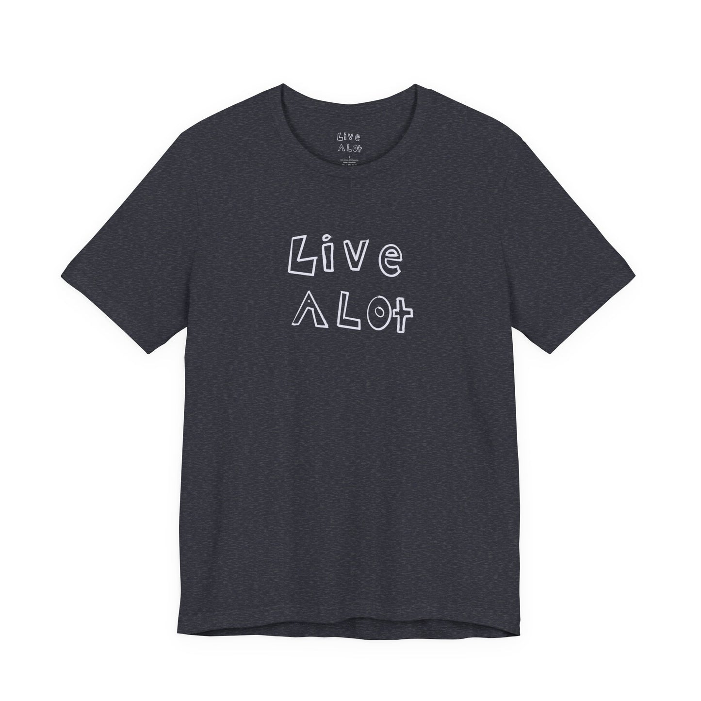Live A Lot - Classic Jersey Tee (Multiple Color Options)
