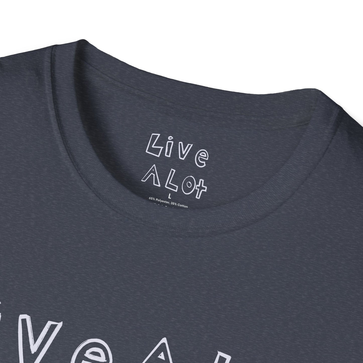 Live A Lot - Surfer Tee — Front & Back Print (Multiple Color Options)