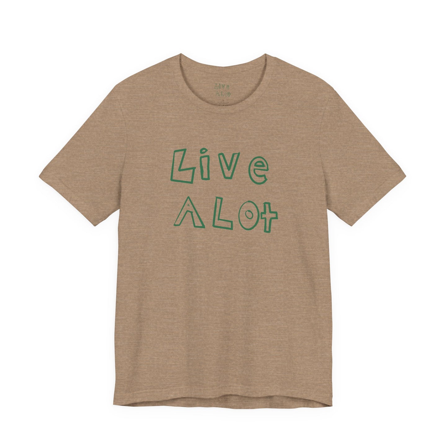 Live A Lot - Unisex Jersey Tee (Multiple Color Options)