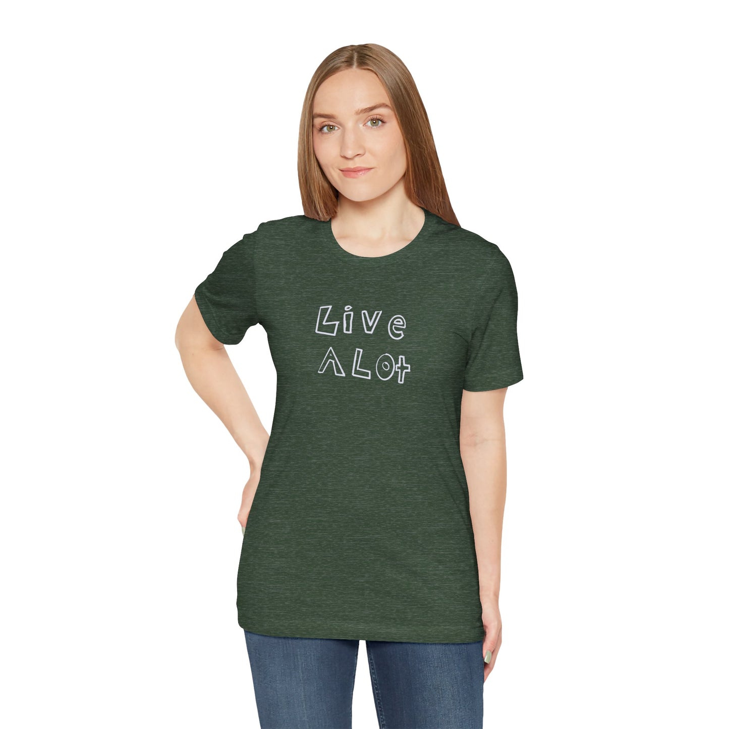 Live A Lot - Classic Jersey Tee (Multiple Color Options)