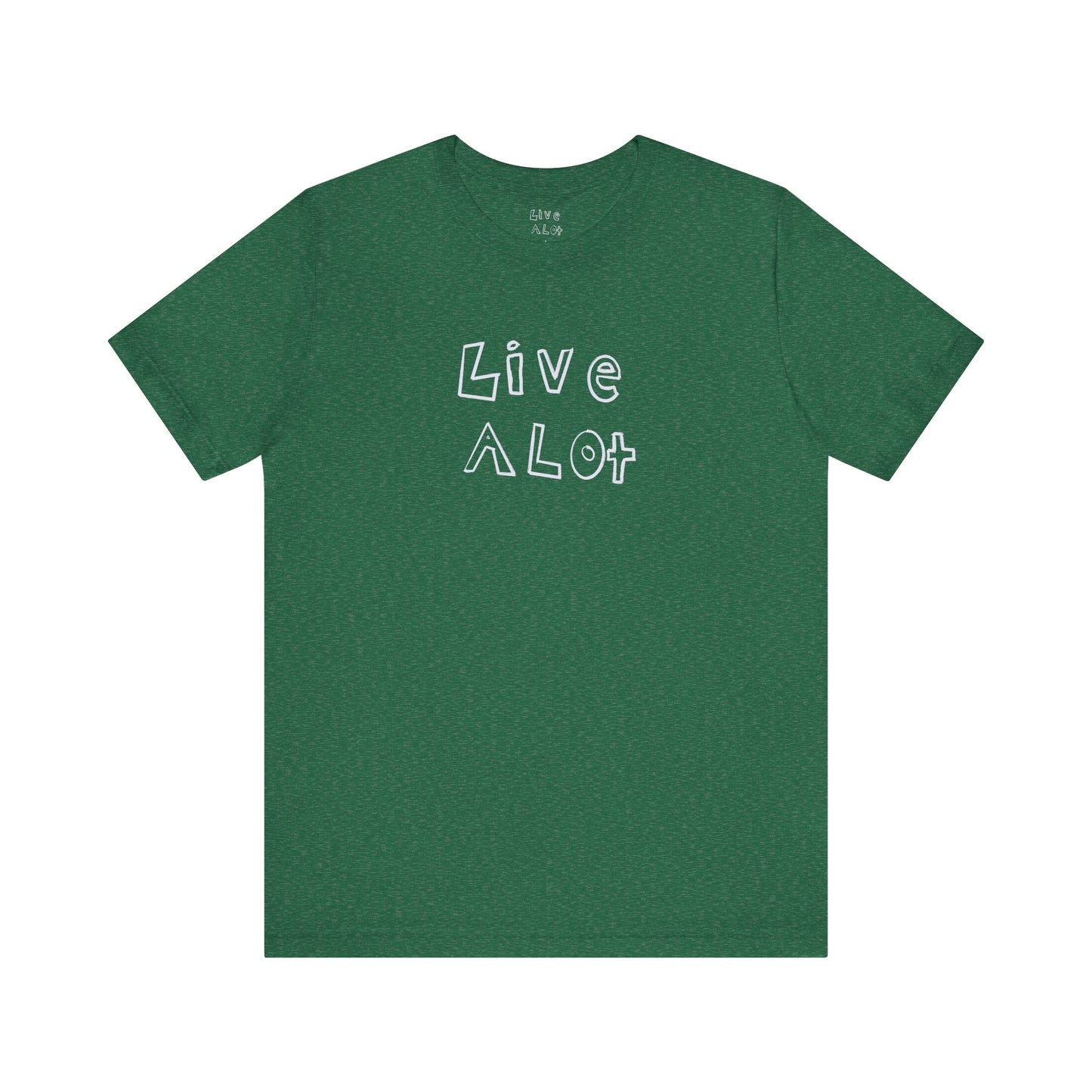 Live A Lot - Classic Jersey Tee (Multiple Color Options)