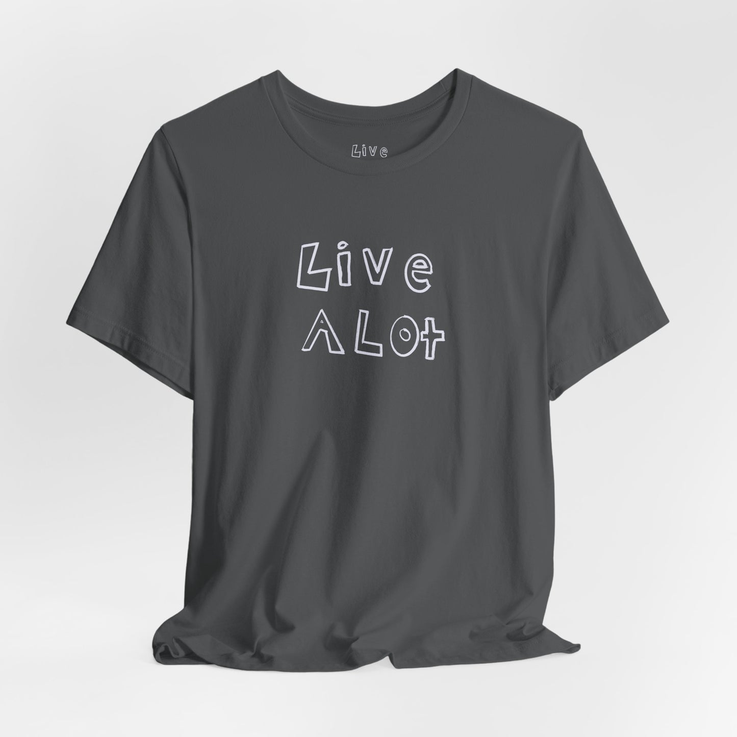 Live A Lot - Classic Jersey Tee (Multiple Color Options)