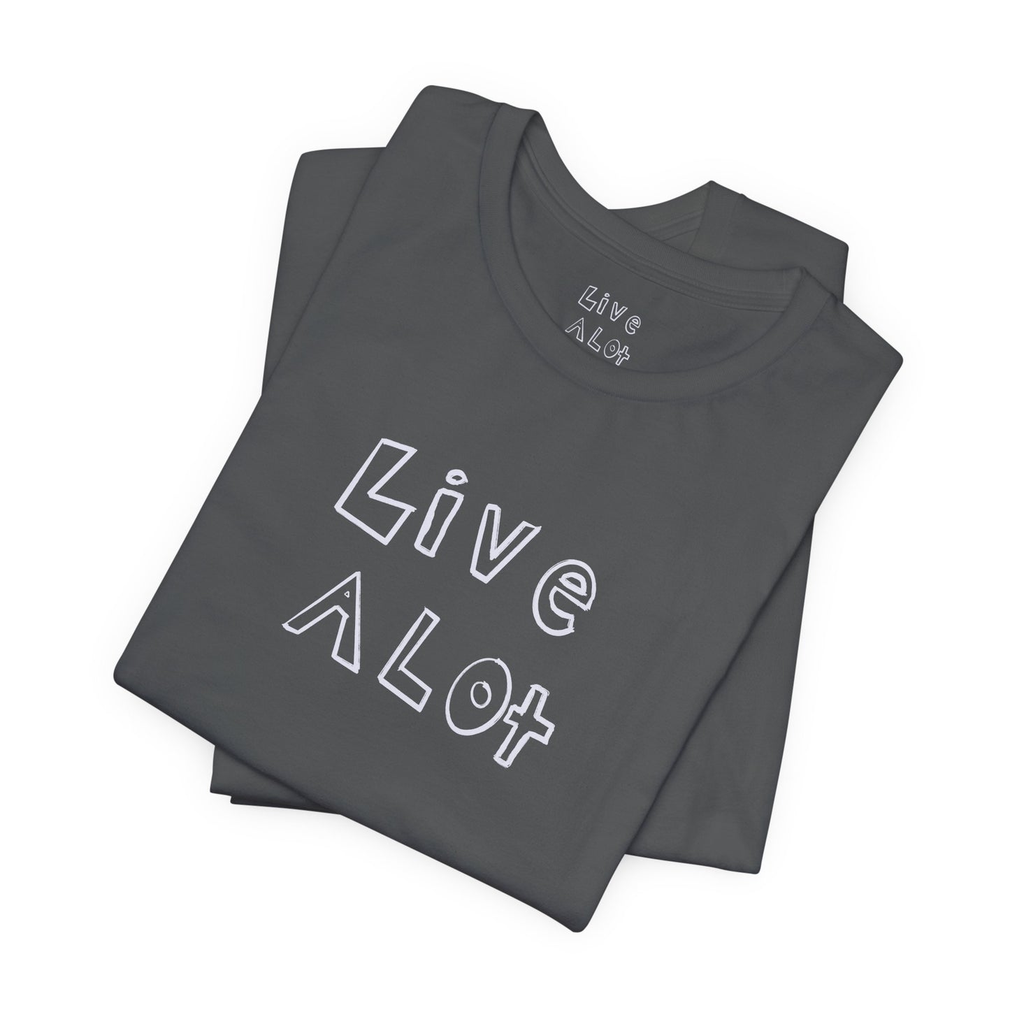 Live A Lot - Classic Jersey Tee (Multiple Color Options)