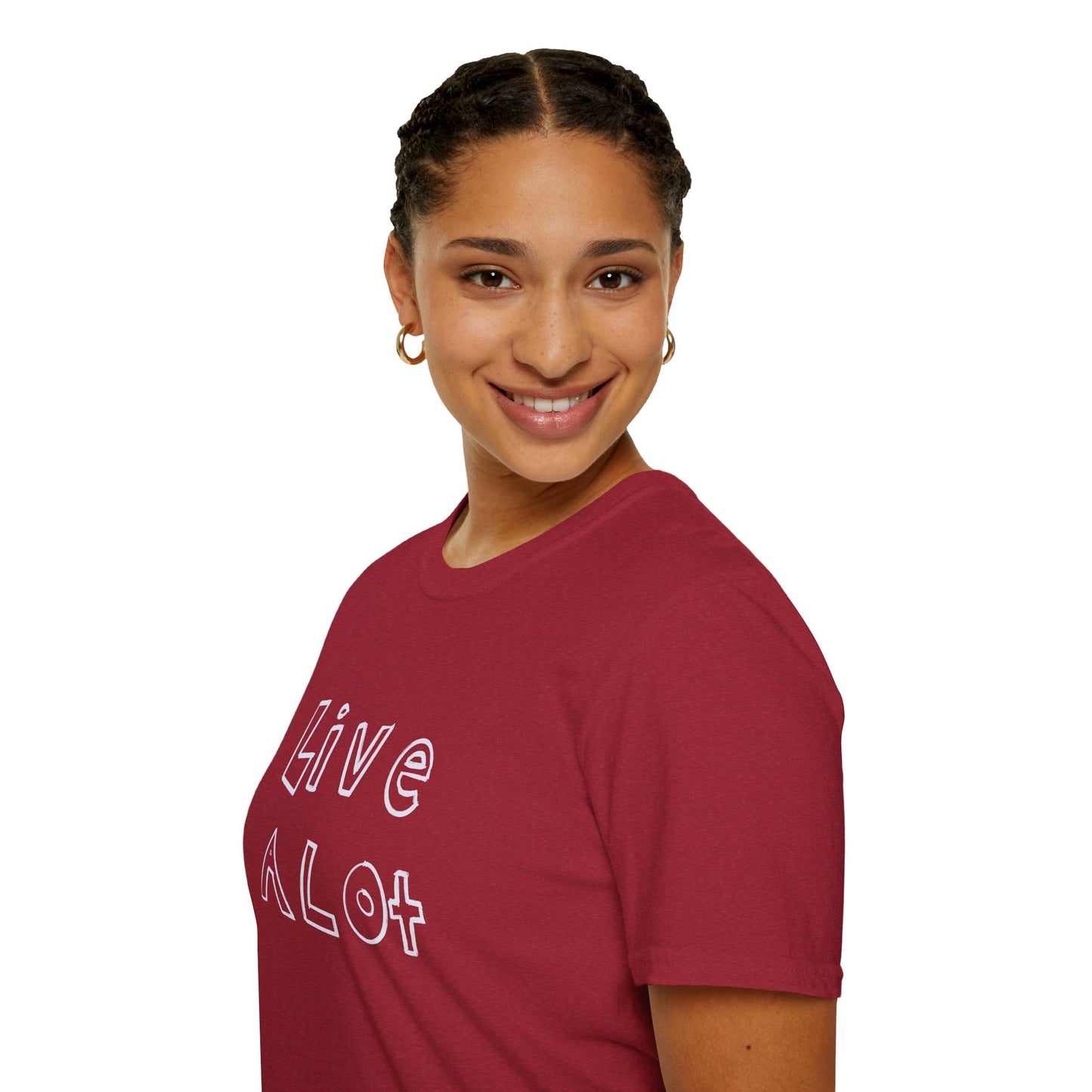 Live A Lot - Soft-Style Tee (Multiple Color Options)