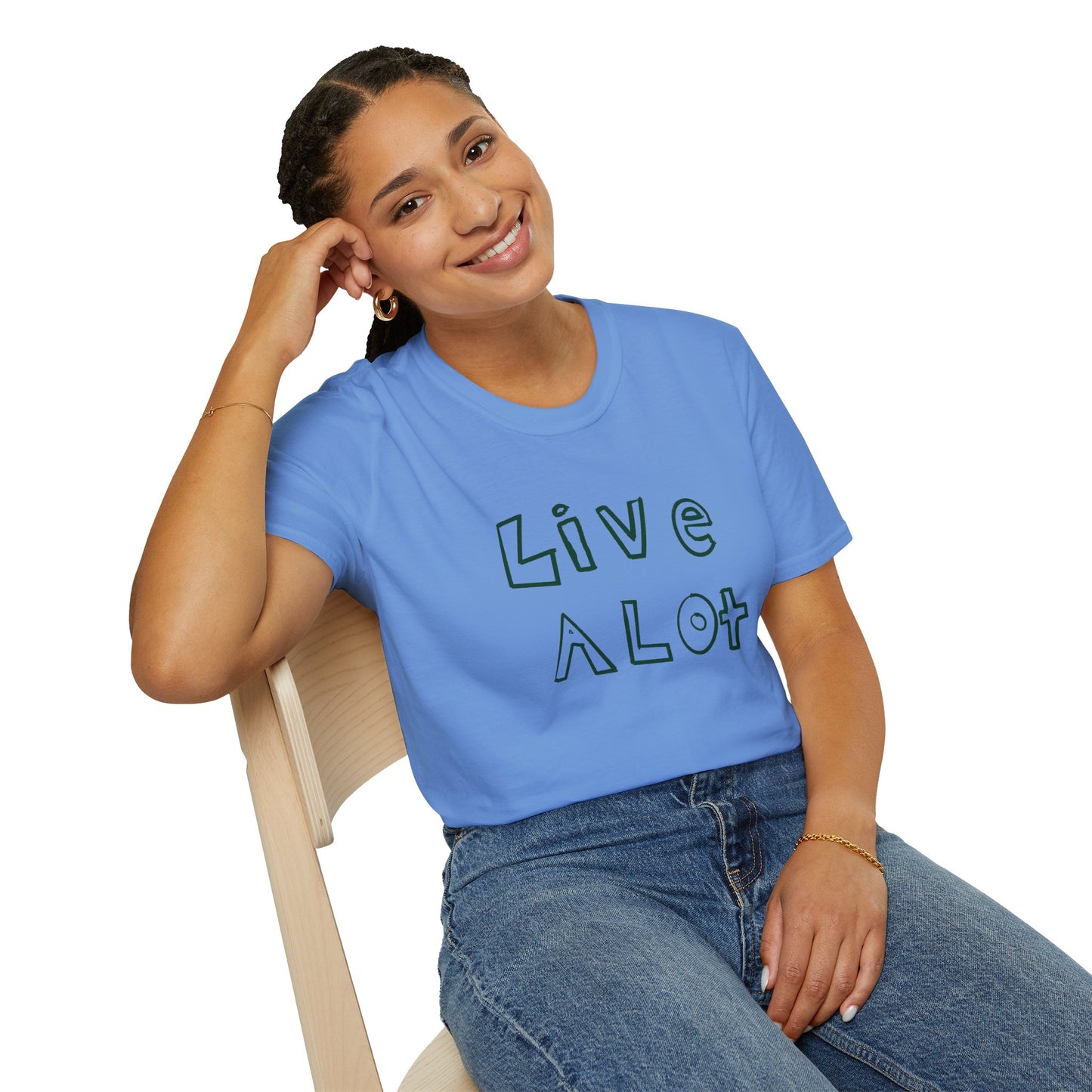 Live A Lot - Soft-Style Tee (Multiple Color Options)