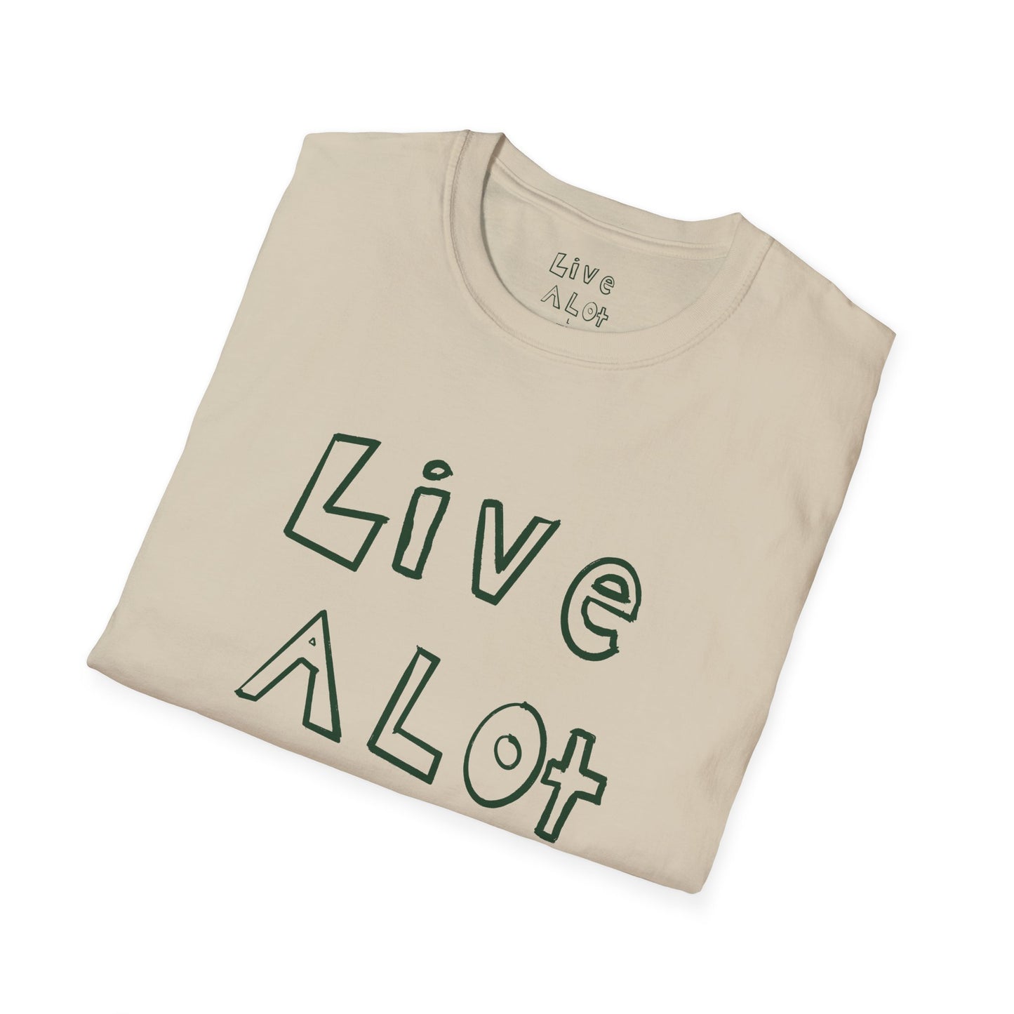 Live A Lot - Soft-Style Tee (Multiple Color Options)