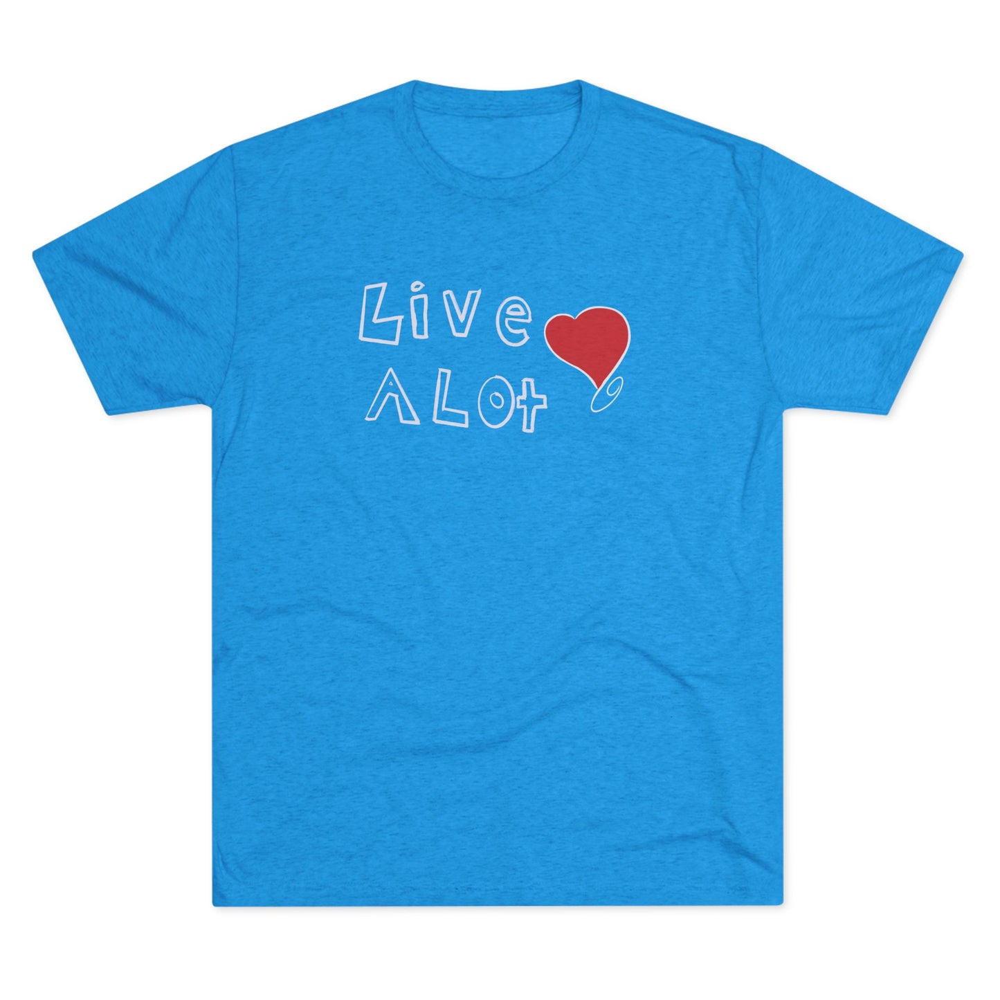 Live A Lot – Heart Edition Tee (Multiple Color Options)
