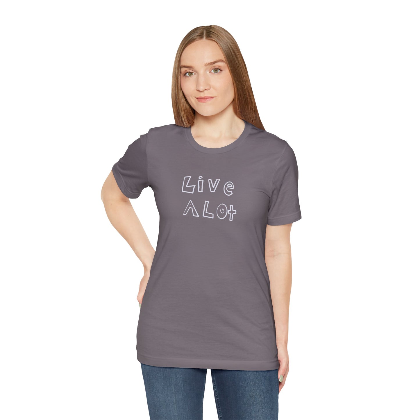 Live A Lot - Classic Jersey Tee (Multiple Color Options)