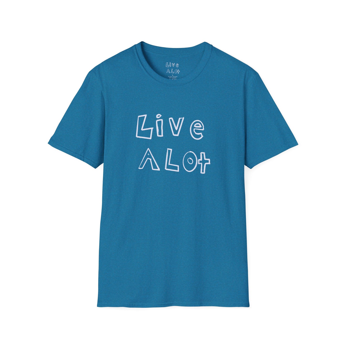 Live A Lot - Soft-Style Tee (Multiple Color Options)