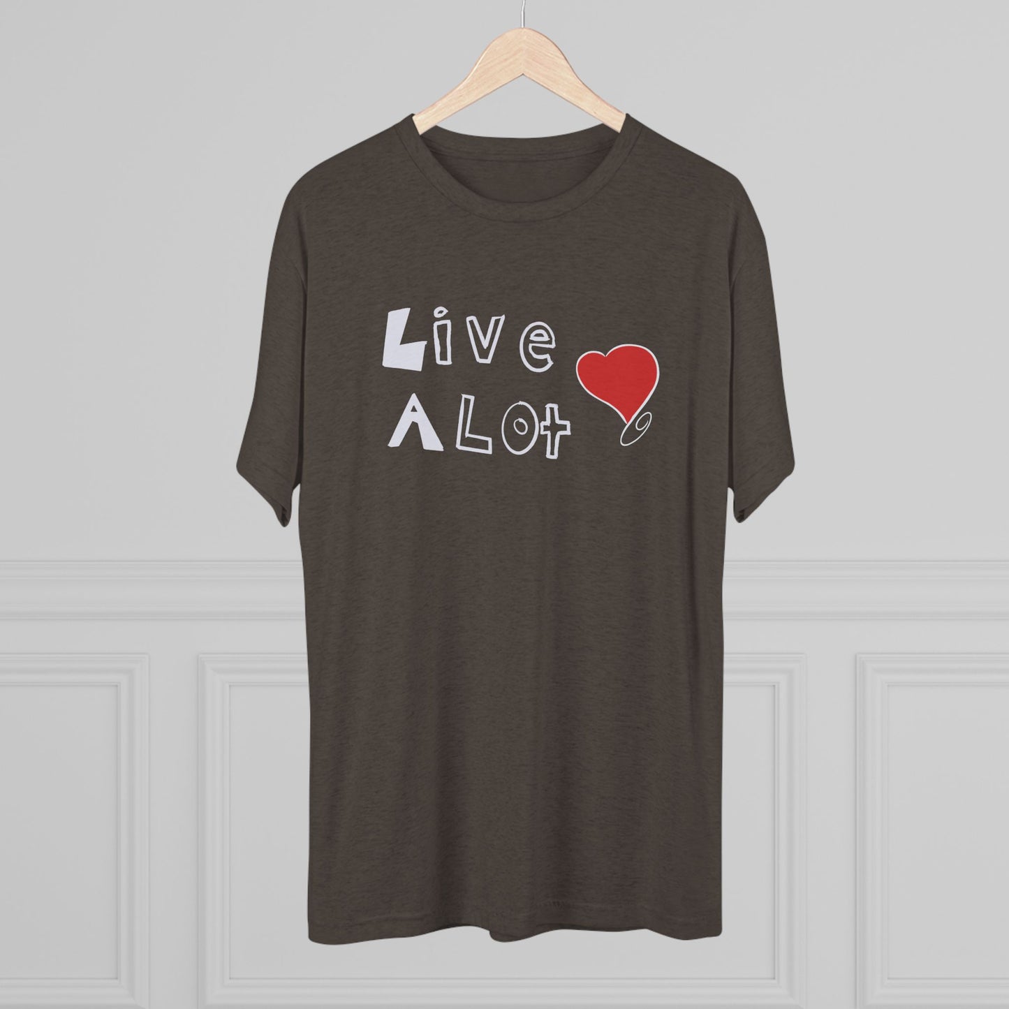 Live A Lot Tee — Heart Design / LA Edition (Multiple Color Options)