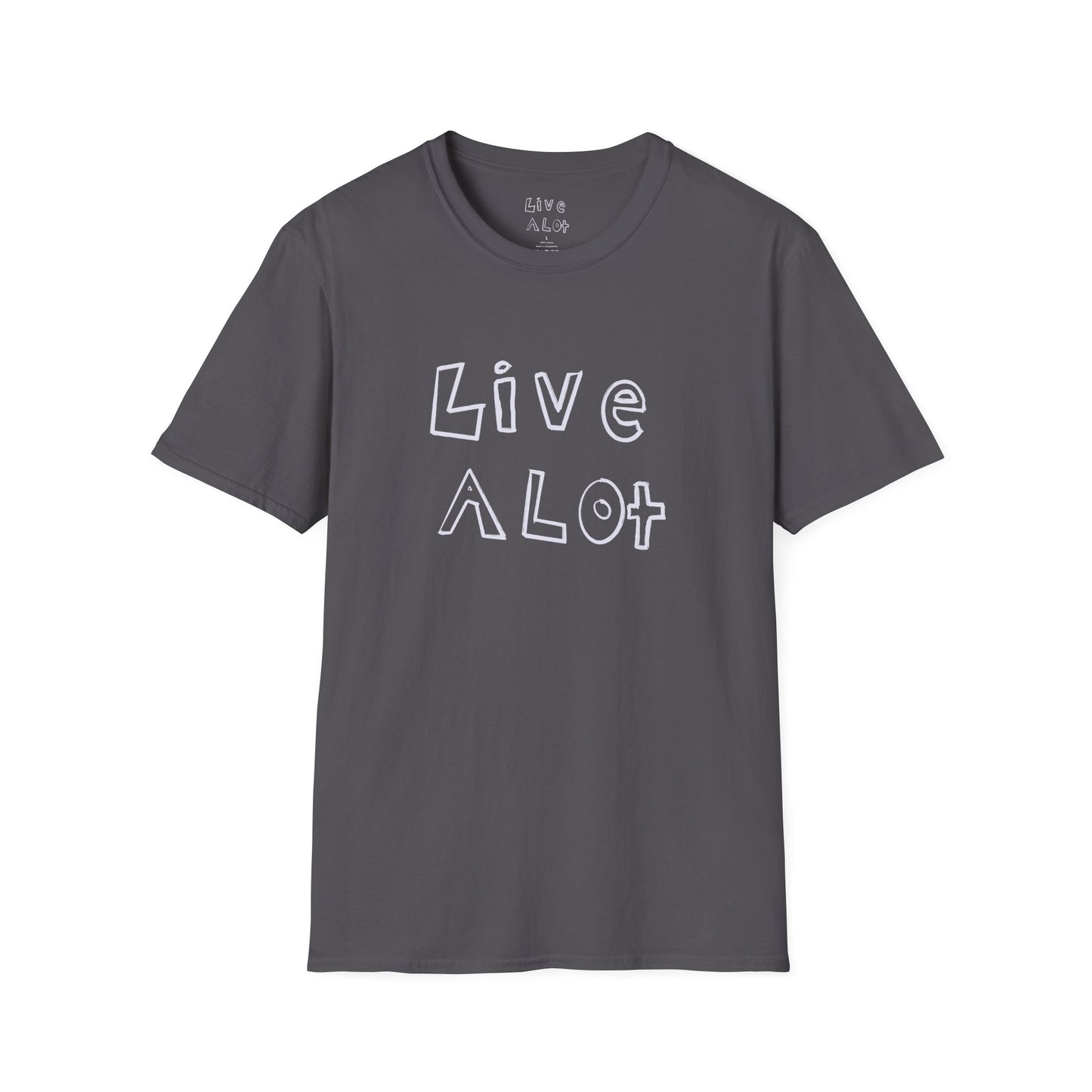 Live A Lot - Soft-Style Tee (Multiple Color Options)