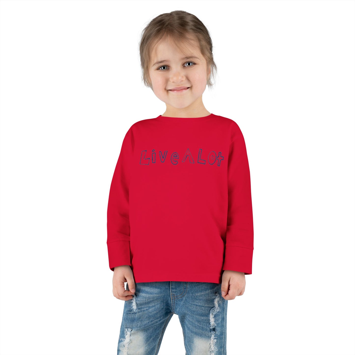 LIVE A LOT - Toddler Long Sleeve Tee – Big Comfort for Little Lives