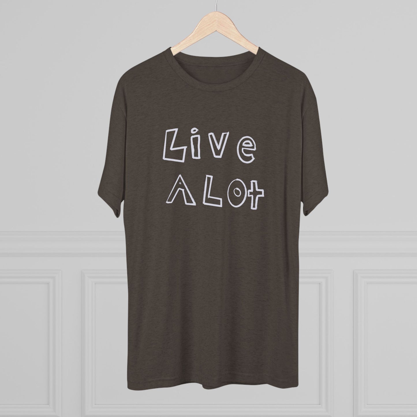 Live A Lot - Tri-Blend Tee (Multiple Color Options)