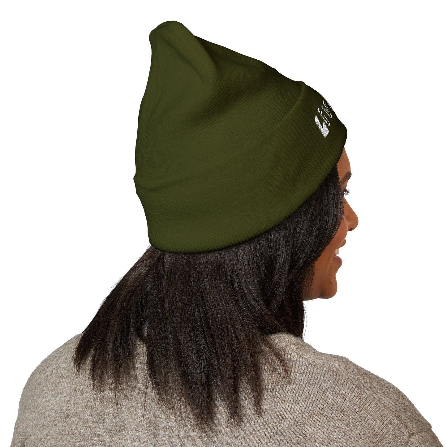 LIVE A LOT - Embroidered Beanie – WHITE (various color options)