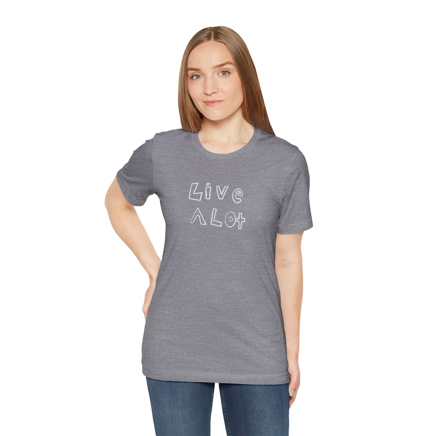 Live A Lot - Classic Jersey Tee (Multiple Color Options)