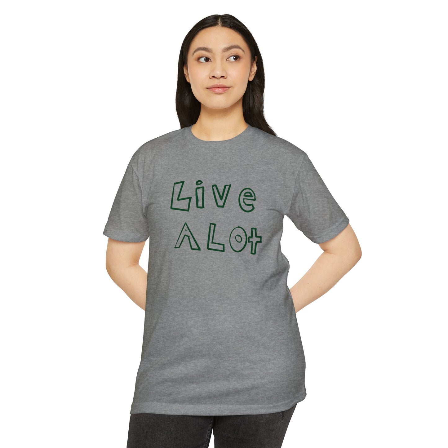 Live A Lot - CVC Jersey Tee (Multiple Color Options)