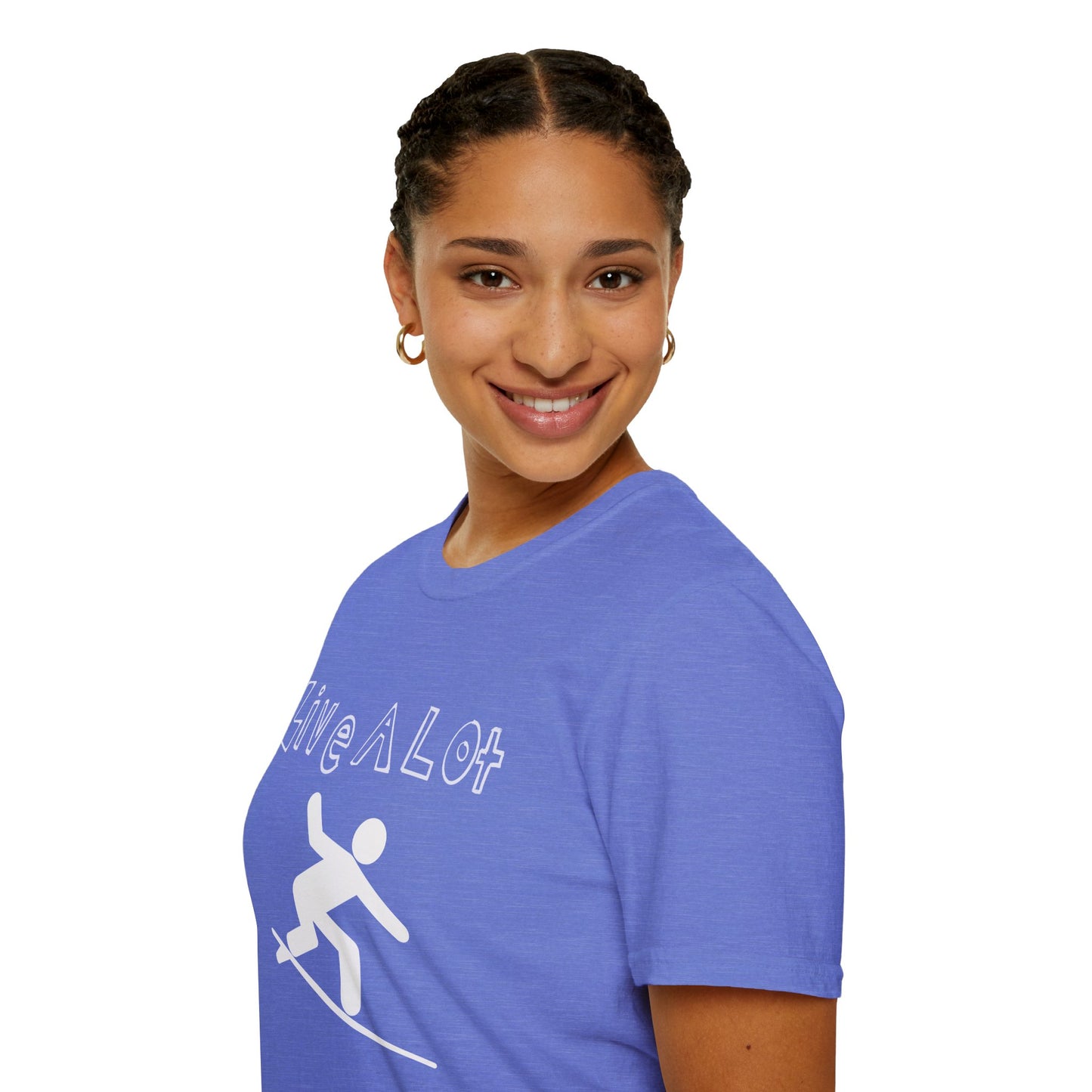 Live A Lot - Surfer Tee — Front & Back Print (Multiple Color Options)