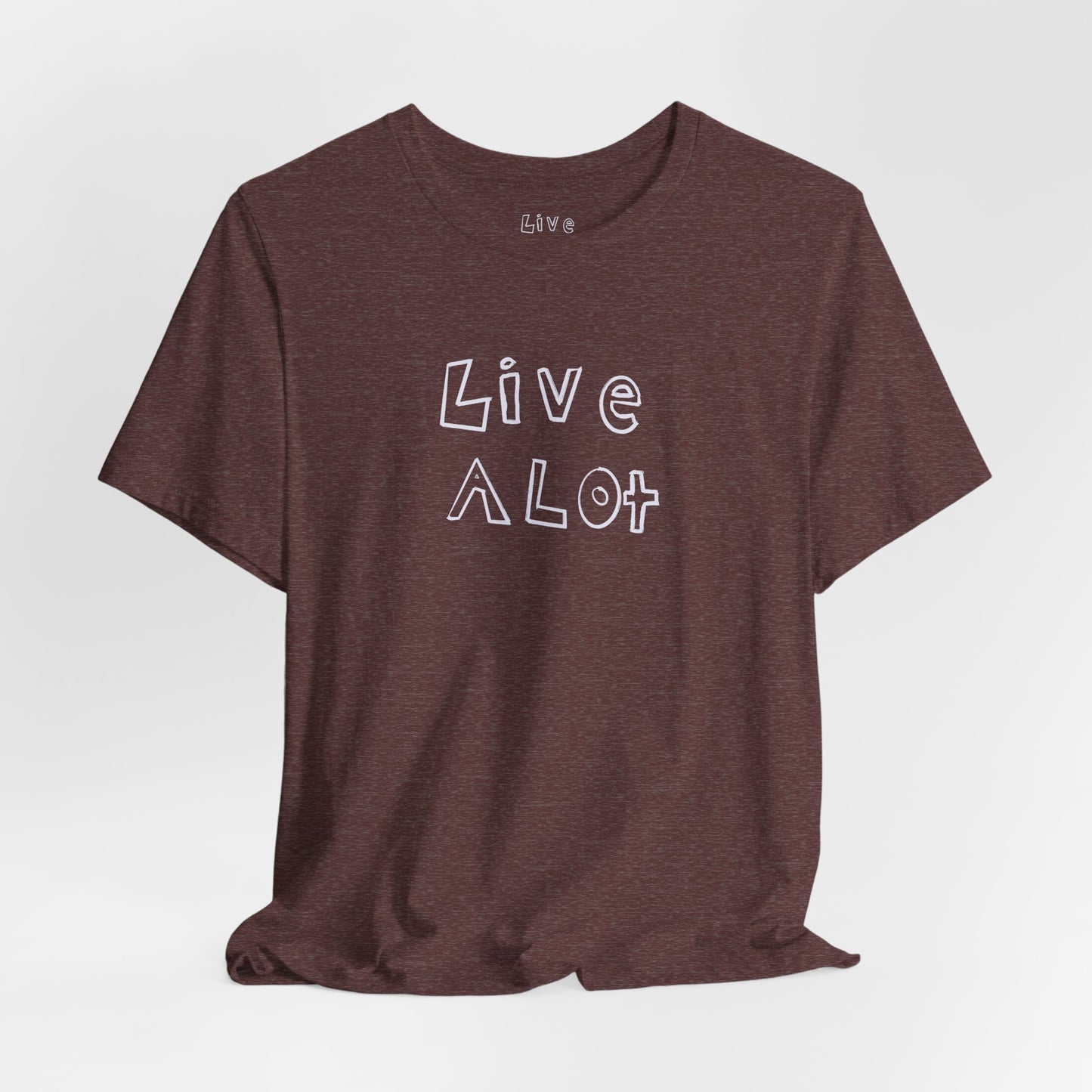 Live A Lot - Classic Jersey Tee (Multiple Color Options)