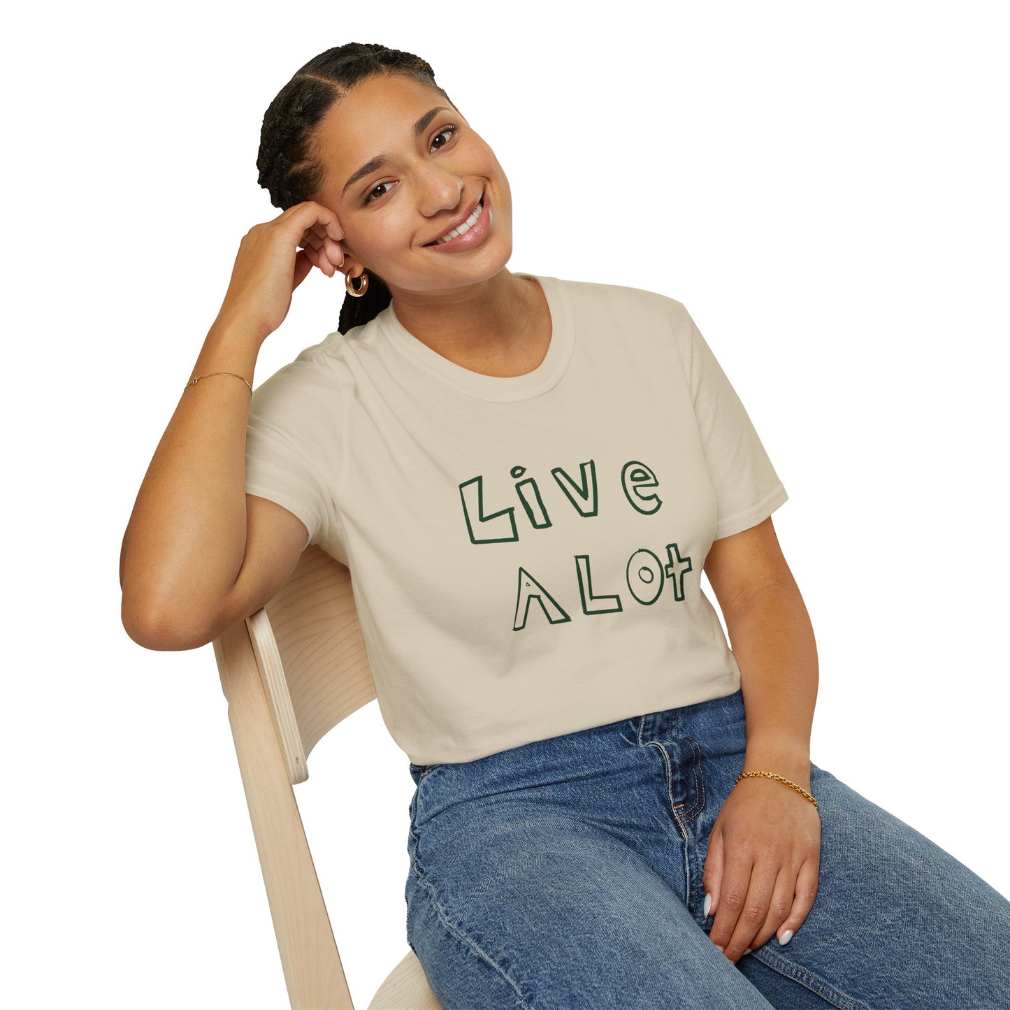 Live A Lot - Soft-Style Tee (Multiple Color Options)