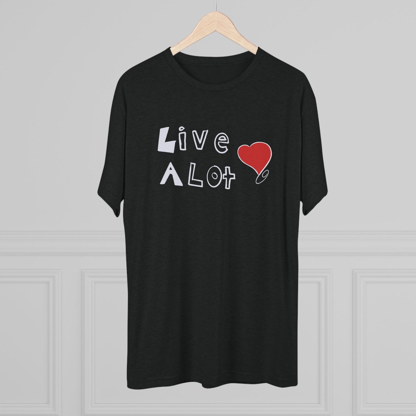 Live A Lot Tee — Heart Design / LA Edition (Multiple Color Options)