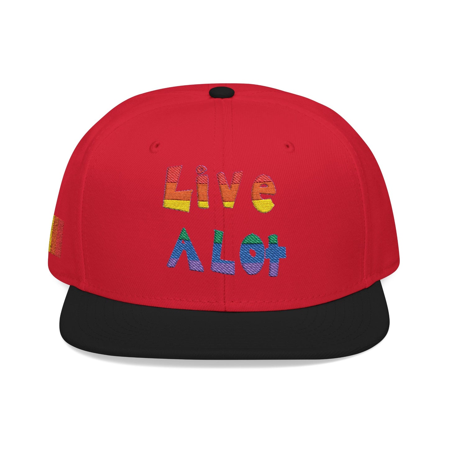 LIVE A LOT – Rainbow / Pride Edition Snapback (multiple color options)
