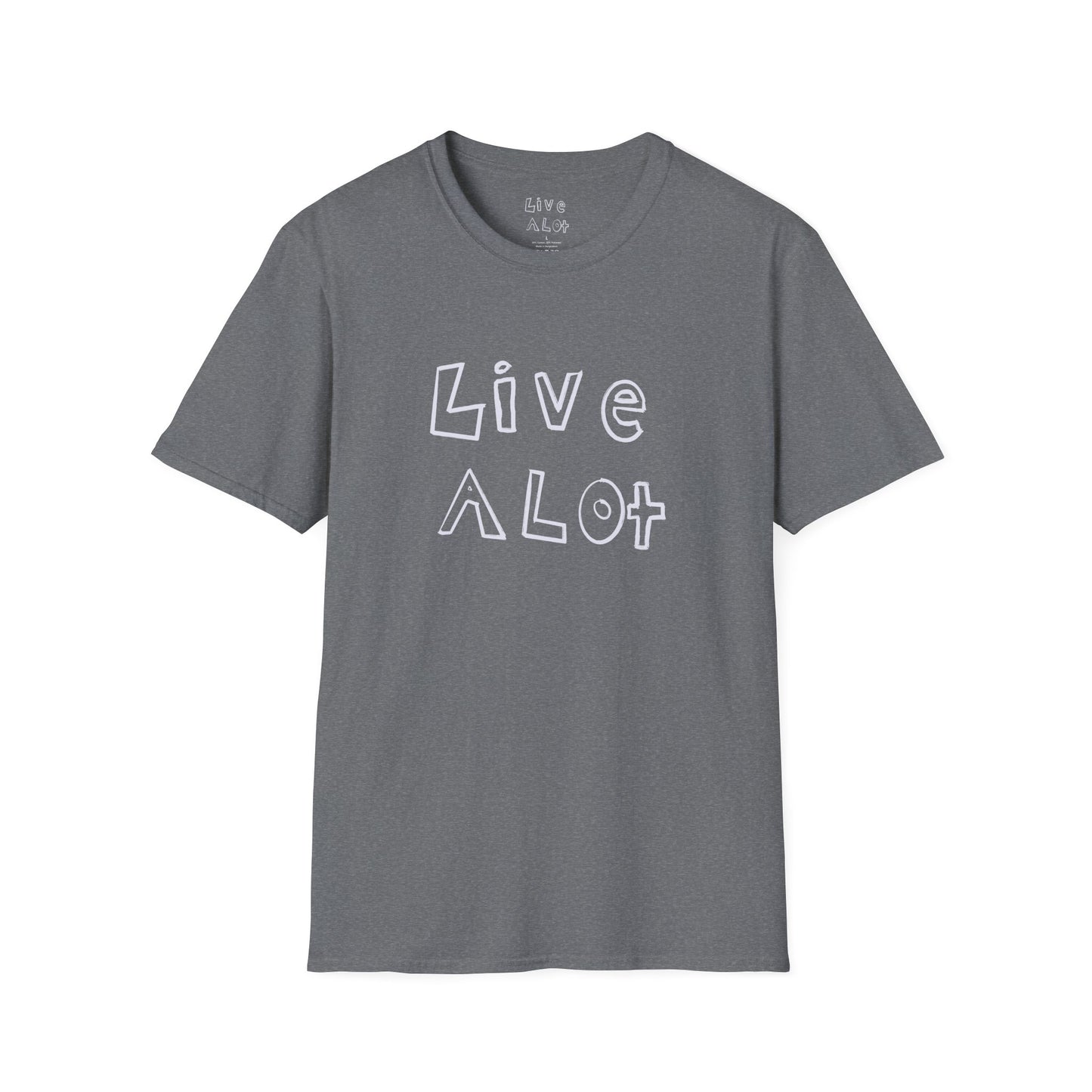 Live A Lot - Soft-Style Tee (Multiple Color Options)