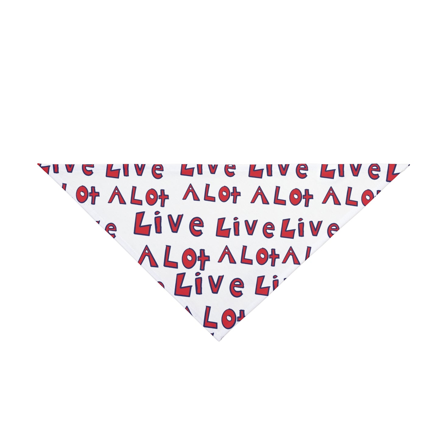 LIVE A LOT - Dog Bandana – A Little Accessory with Big Personality