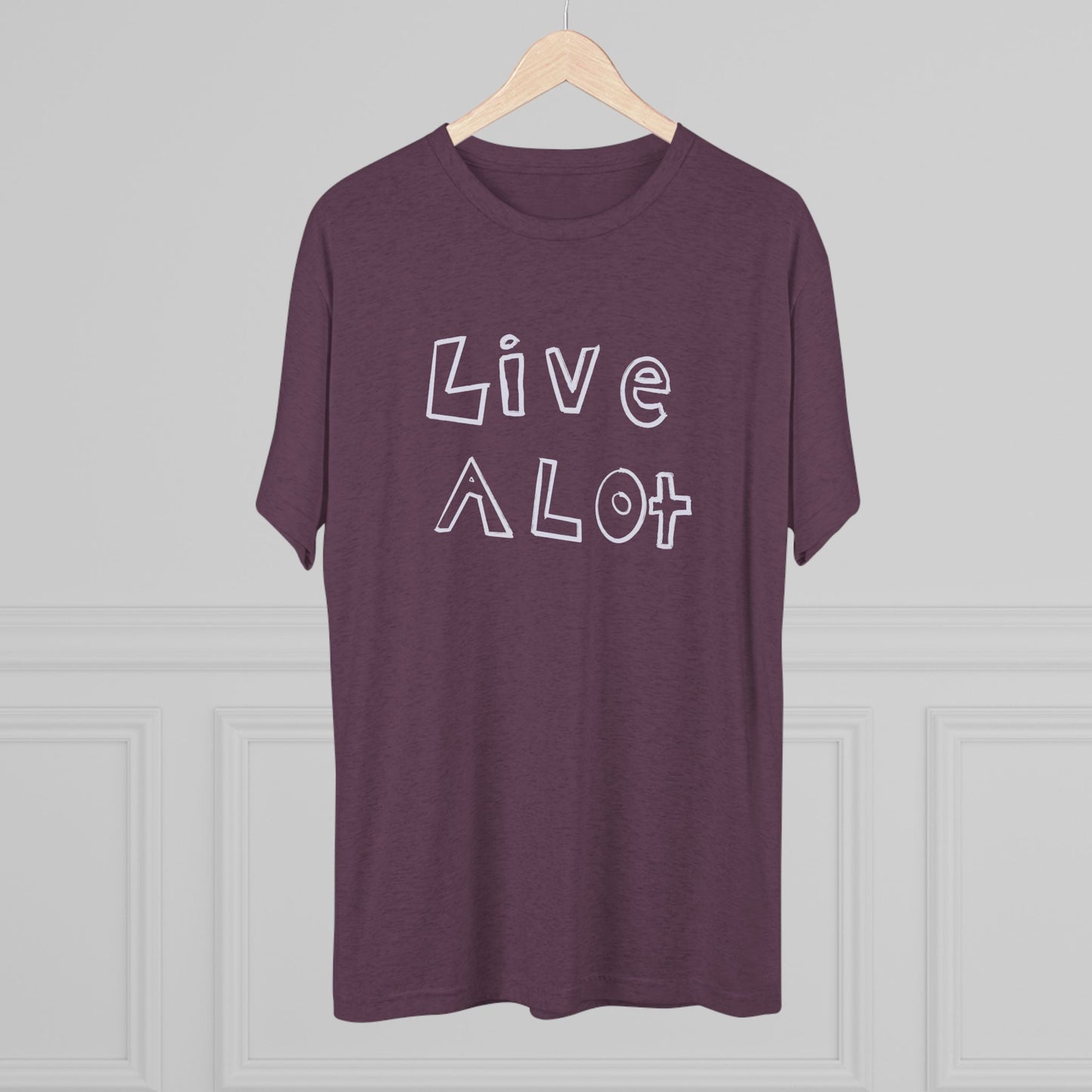 Live A Lot - Tri-Blend Tee (Multiple Color Options)