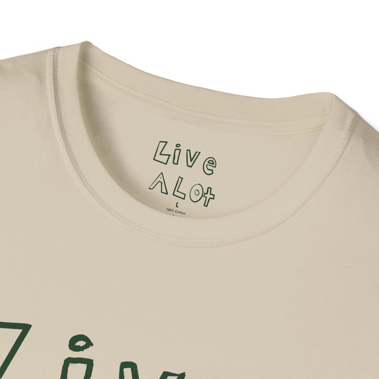 Live A Lot - Soft-Style Tee (Multiple Color Options)