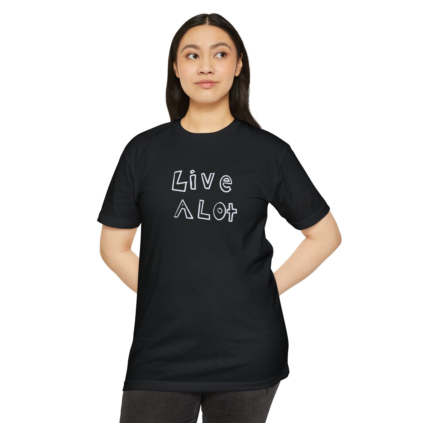 Live A Lot - CVC Jersey Tee (Multiple Color Options)