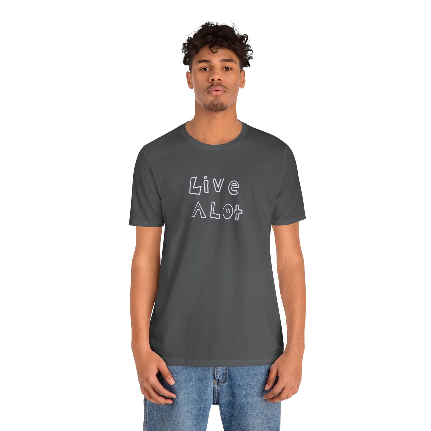 Live A Lot - Classic Jersey Tee (Multiple Color Options)