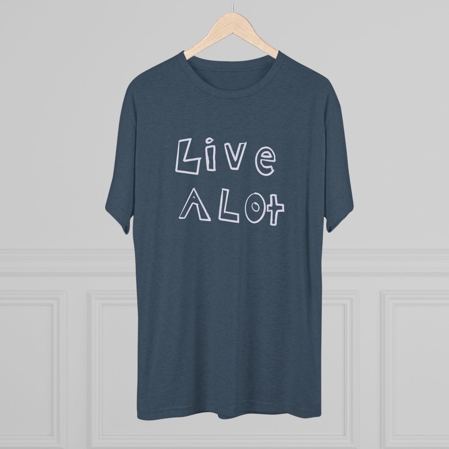 Live A Lot - Tri-Blend Tee (Multiple Color Options)