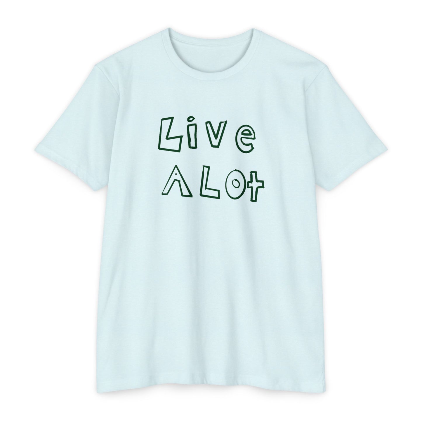 Live A Lot - CVC Jersey Tee (Multiple Color Options)