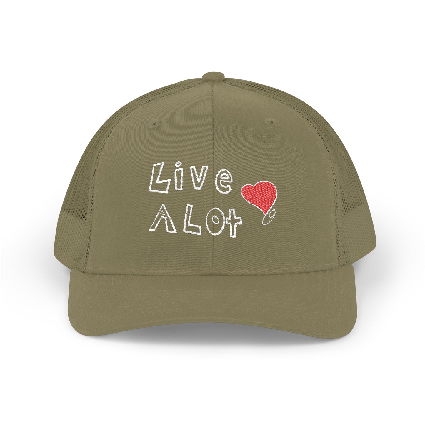 Live A Lot: Heart Trucker Hat