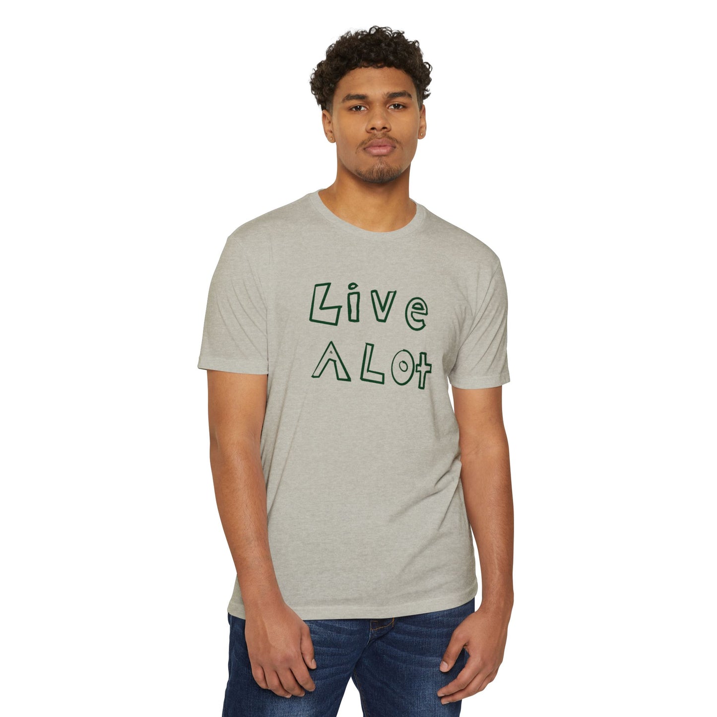 Live A Lot - CVC Jersey Tee (Multiple Color Options)