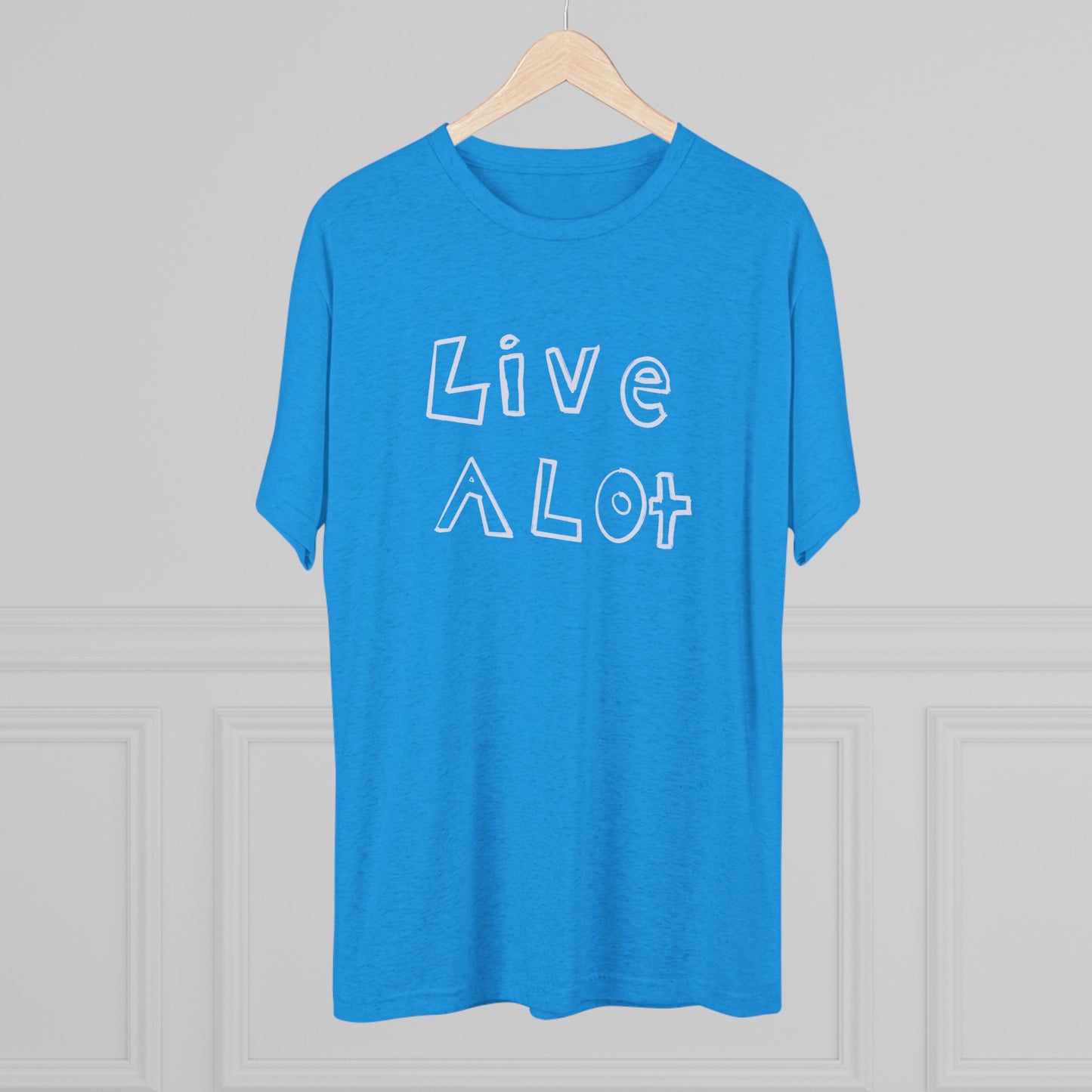 Live A Lot - Tri-Blend Tee (Multiple Color Options)