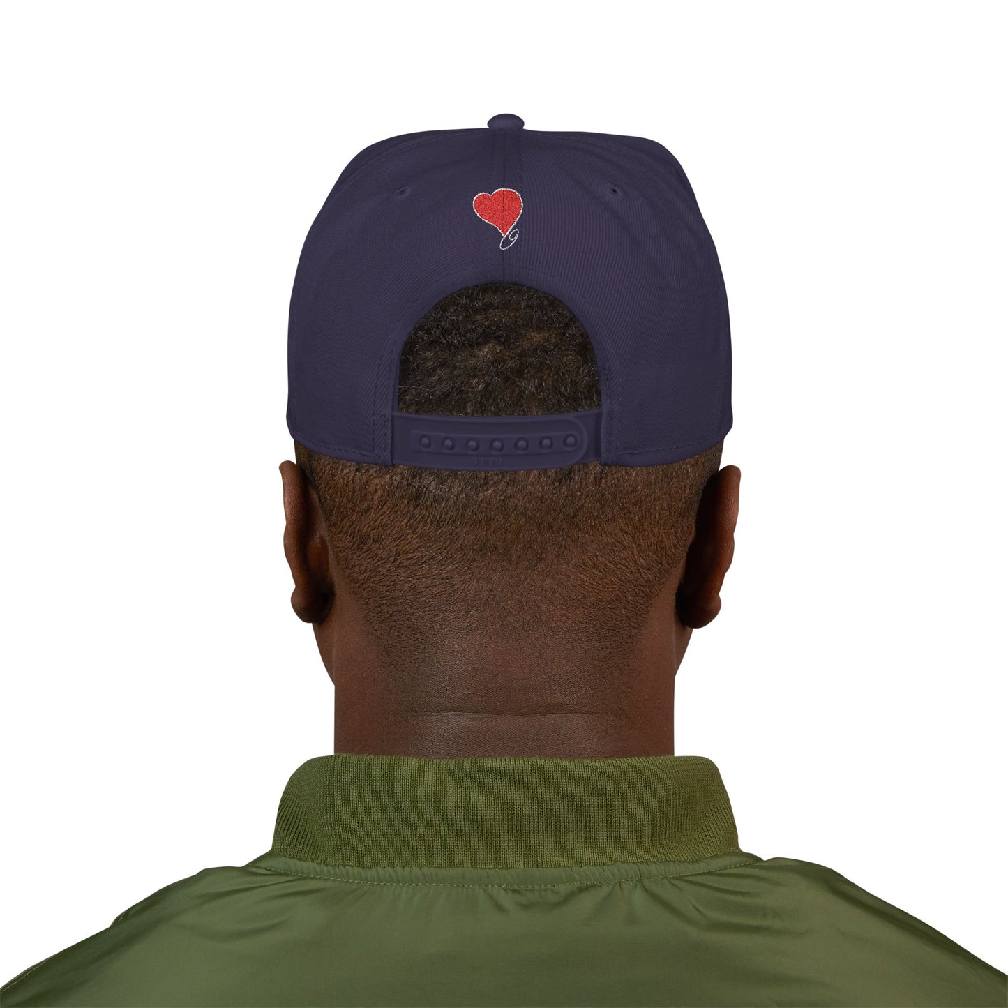 LIVE A LOT (Heart): Snapback Hat (many color combinations)