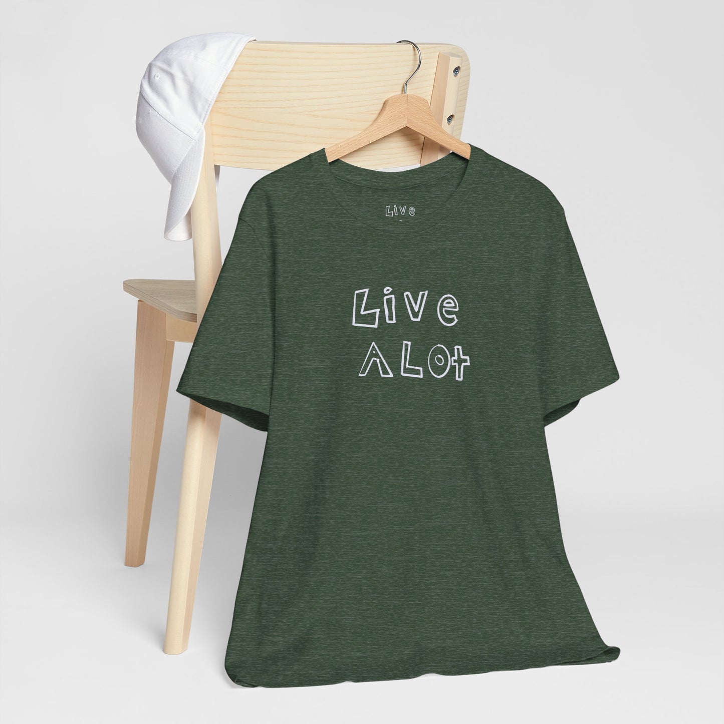 Live A Lot - Classic Jersey Tee (Multiple Color Options)