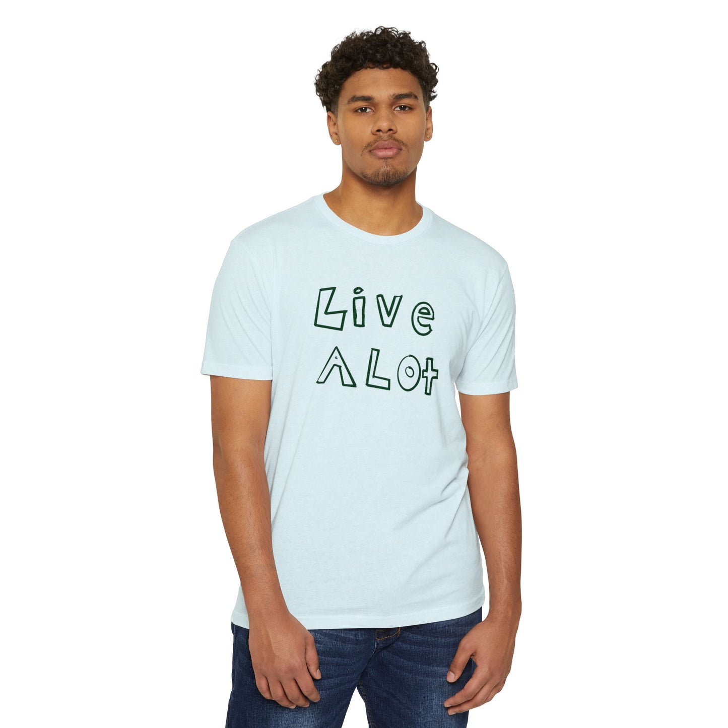 Live A Lot - CVC Jersey Tee (Multiple Color Options)