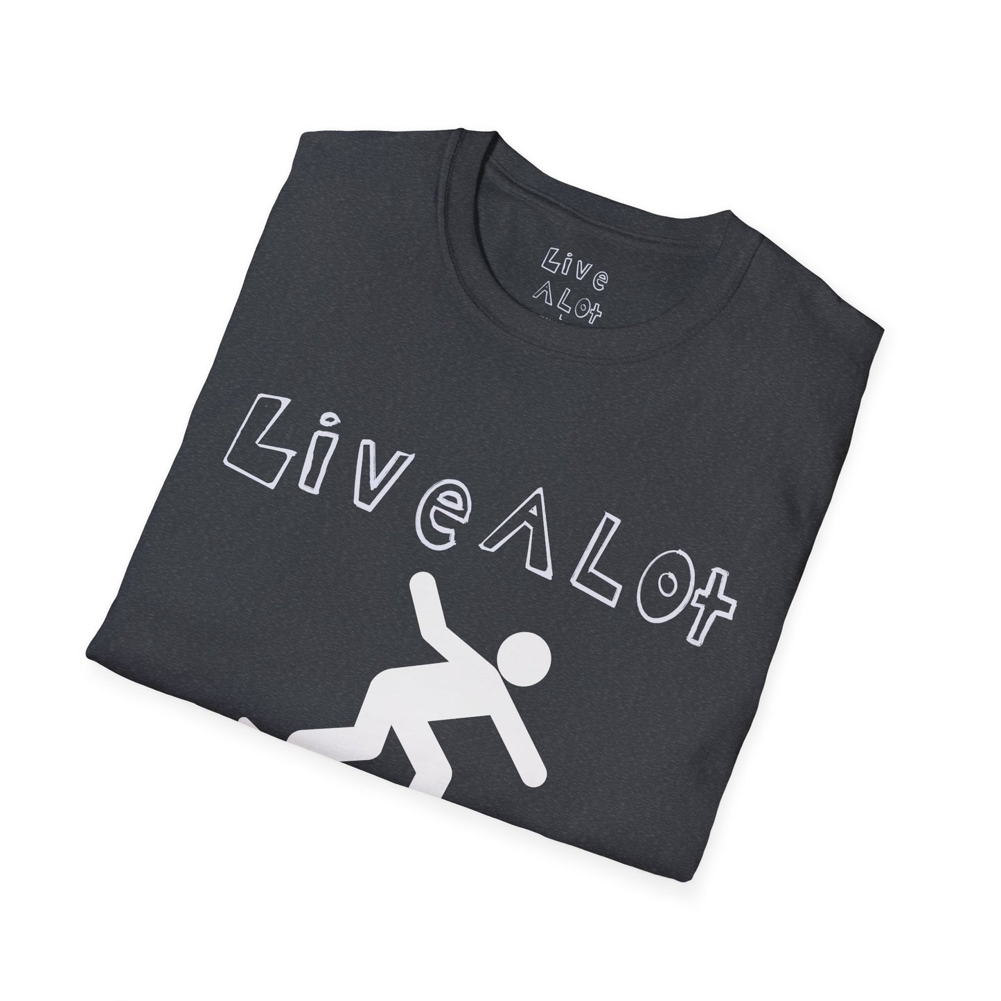 Live A Lot - Surfer Tee — Front & Back Print (Multiple Color Options)