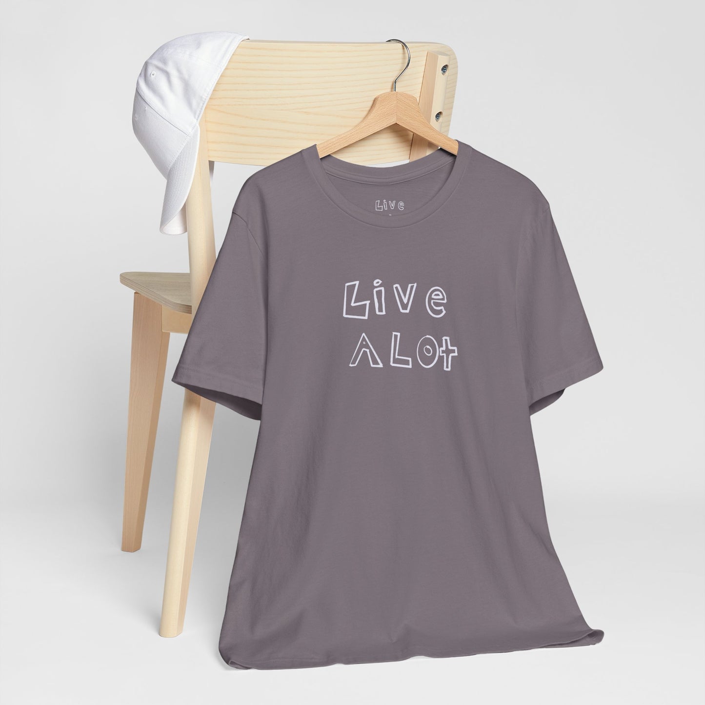 Live A Lot - Classic Jersey Tee (Multiple Color Options)