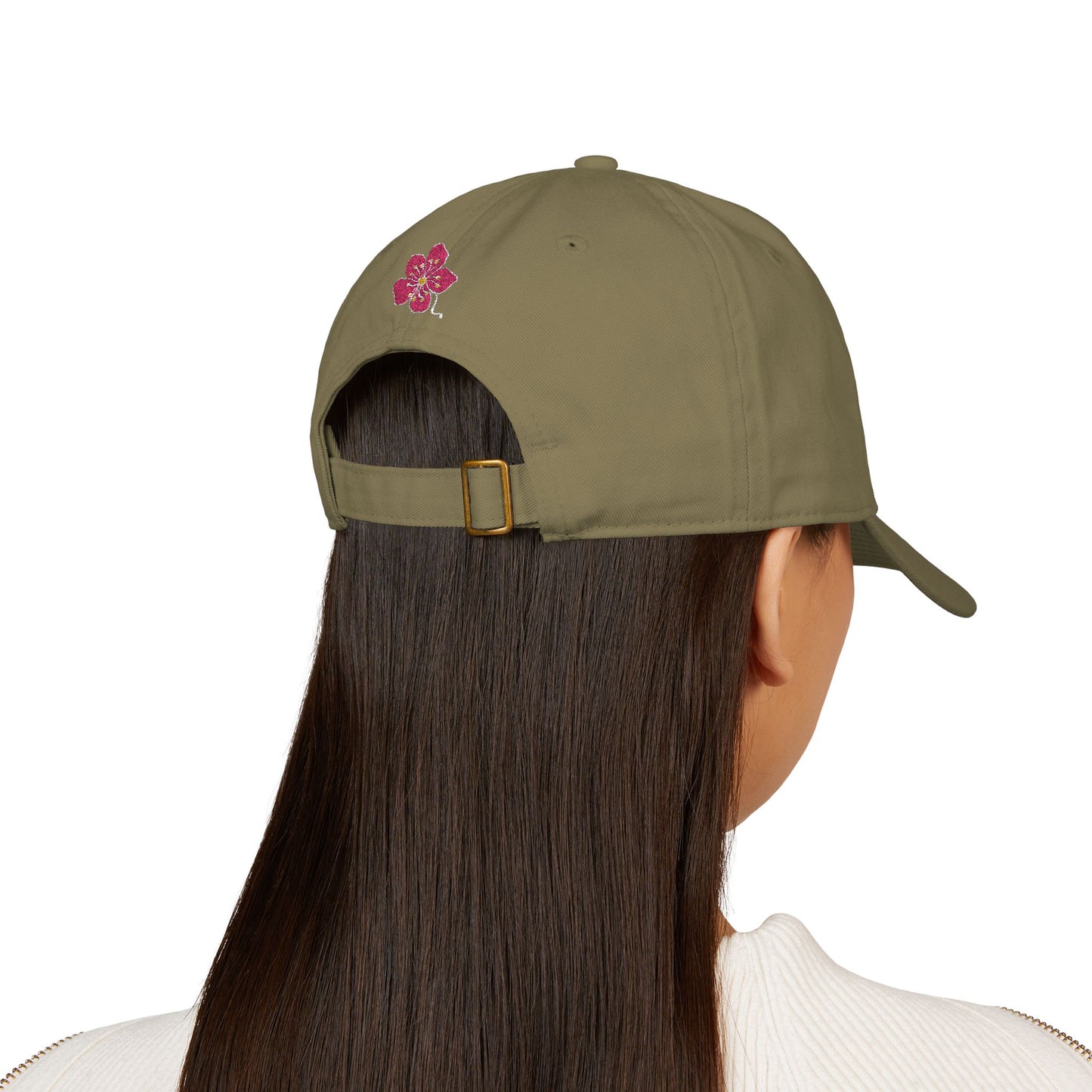 LIVE A LOT Sakura (Cherry Blossom) Organic Baseball Cap