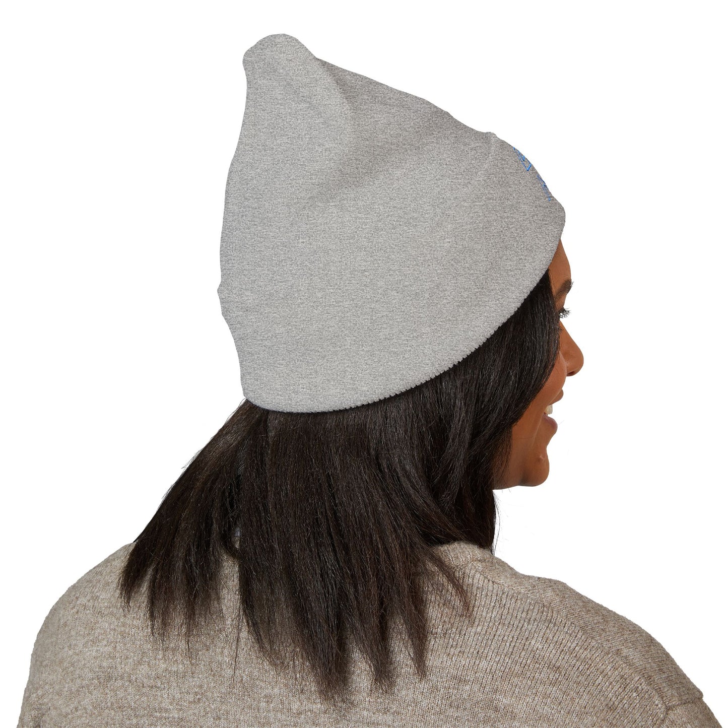 LIVE A LOT - Embroidered Beanie – Aqua/Teal (various color options)