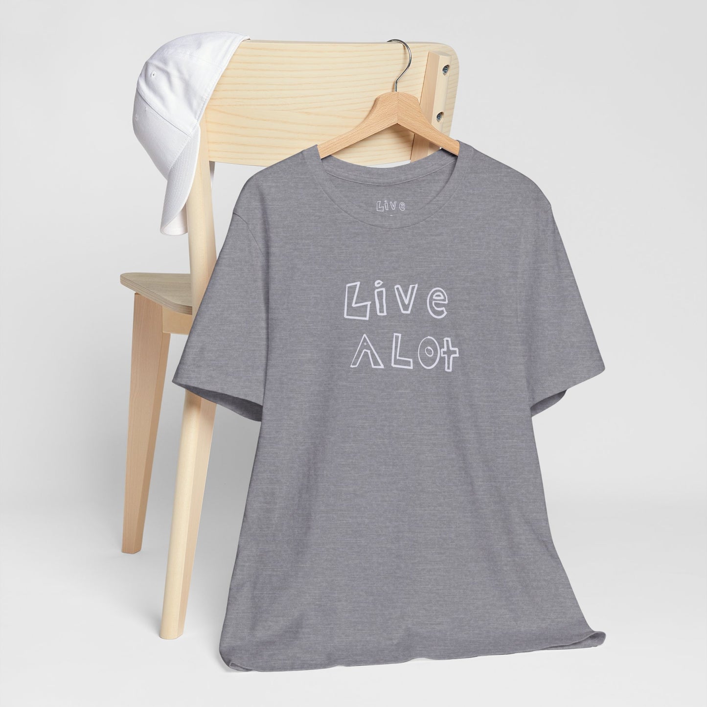 Live A Lot - Classic Jersey Tee (Multiple Color Options)