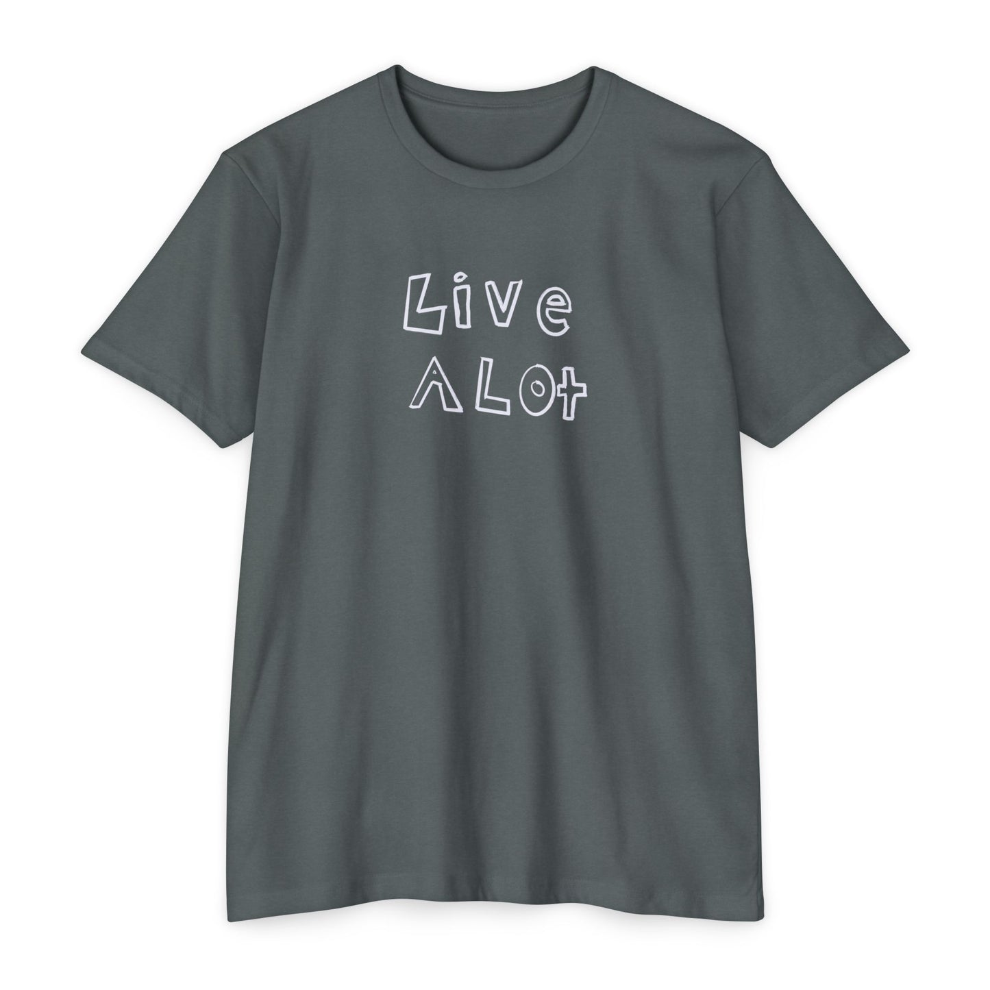 Live A Lot - CVC Jersey Tee (Multiple Color Options)