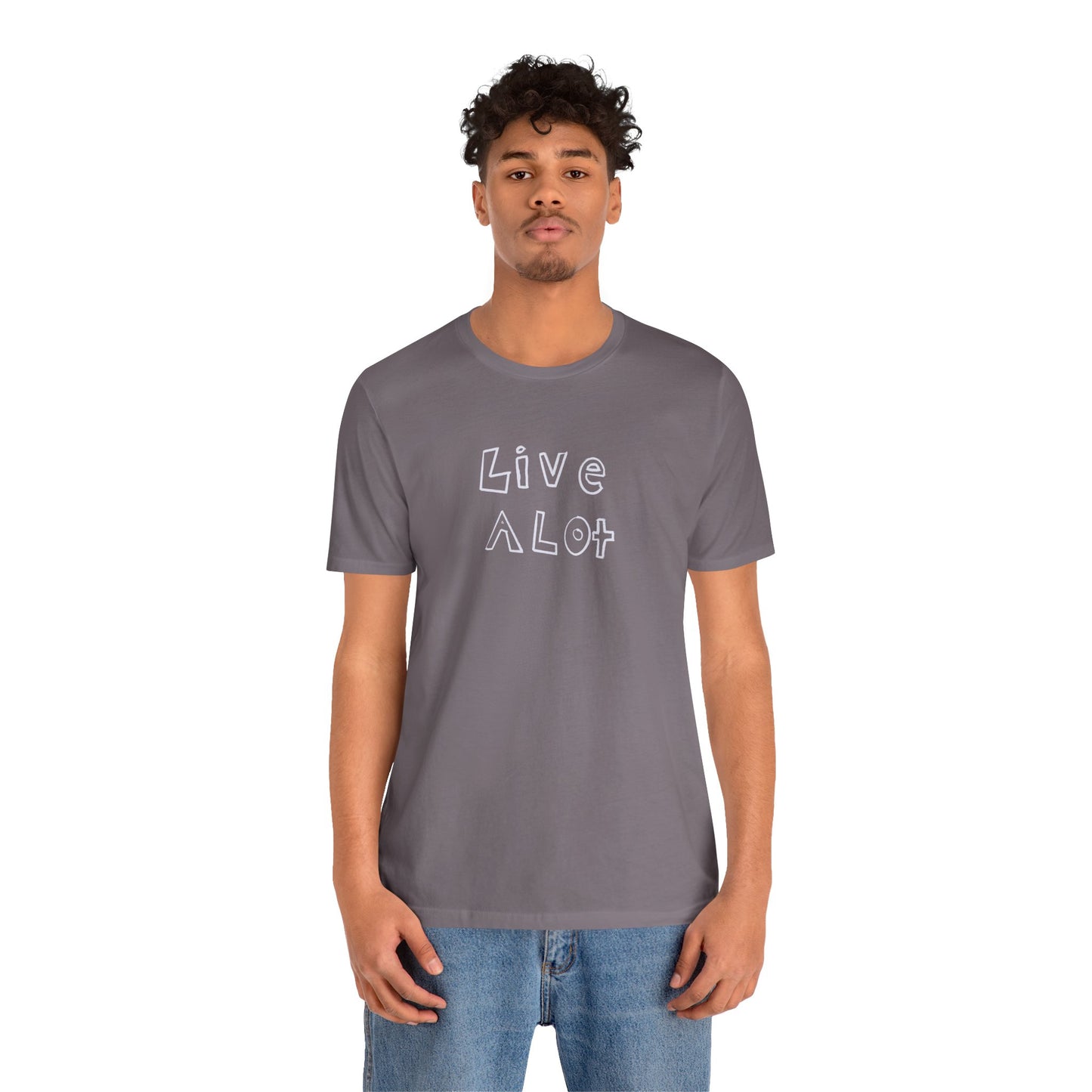 Live A Lot - Classic Jersey Tee (Multiple Color Options)